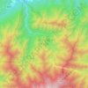 红河谷森林公园 topographic map, elevation, terrain