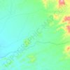 وادي مليحة topographic map, elevation, terrain