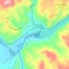 Barragem de Belver topographic map, elevation, terrain