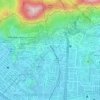 歌和老街公園 topographic map, elevation, terrain