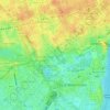 The Green Park topographic map, elevation, terrain