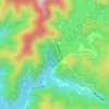 奈良俣ダム topographic map, elevation, terrain