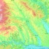 金陵河 topographic map, elevation, terrain