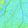 Kennington Park topographic map, elevation, terrain