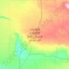 卡拉麦里山自然保护区 topographic map, elevation, terrain