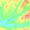 Ribeira de Cabrela topographic map, elevation, terrain