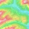 Puy-Saint-Vincent topographic map, elevation, relief