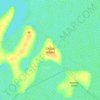 Chilubi Island topographic map, elevation, relief